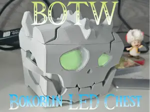 multipart Zelda Bokoblin LED storage Box