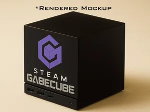 Steam Machine GabeCube Front Panel