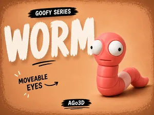 Goofy series – WORM Movable Eyes NOAMS