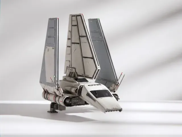 Landed Lambda Class Imperial Shuttle — Image 2 of 4