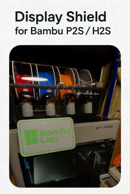 Bambu Display Shield - Cover P2S H2S H2C H2D X2D — Фото 10 из 12