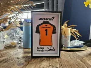 McLaren Lando Norris Jersey display