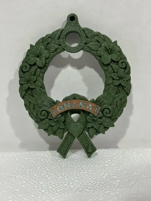T1D Awareness Ribbon "Ohana" Wreath — Фото 2 из 5