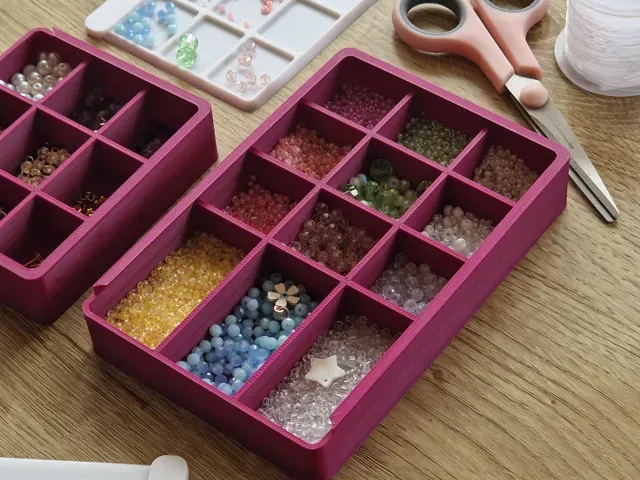 SLIDING Hobby / Beads Storage BOX