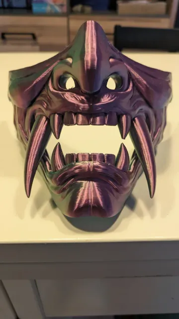 Fanged Demon Mask – 3D Printable Horror Mask — Фото 15 из 15