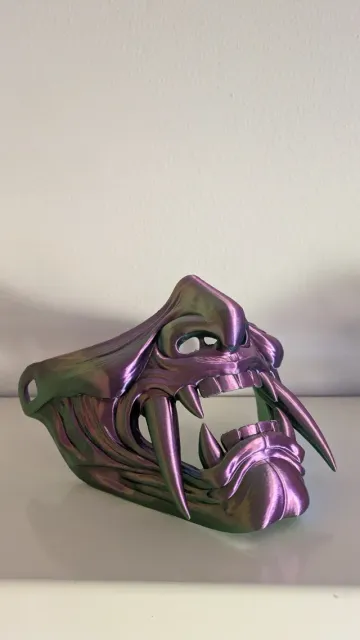 Fanged Demon Mask – 3D Printable Horror Mask — Фото 10 из 15