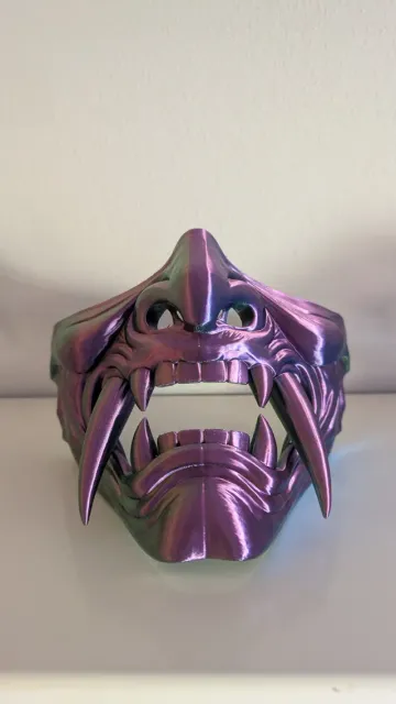 Fanged Demon Mask – 3D Printable Horror Mask — Фото 11 из 15