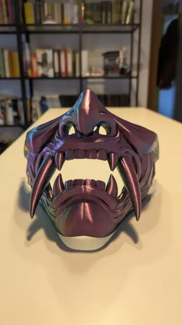 Fanged Demon Mask – 3D Printable Horror Mask — Фото 5 из 15