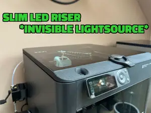 Slim LED Riser X1C/P1S *invisble light source*