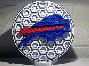Buffalo Bills Dimensional Mosaic