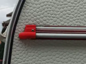 End cap for Wilk caravan keder rail