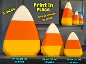 Candy Corn Shelf or Table Decor (Halloween Decor)
