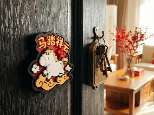 马踏祥云冰箱贴/挂件（拆件/分色/无需AMS/完美装配） — Image 2 of 9
