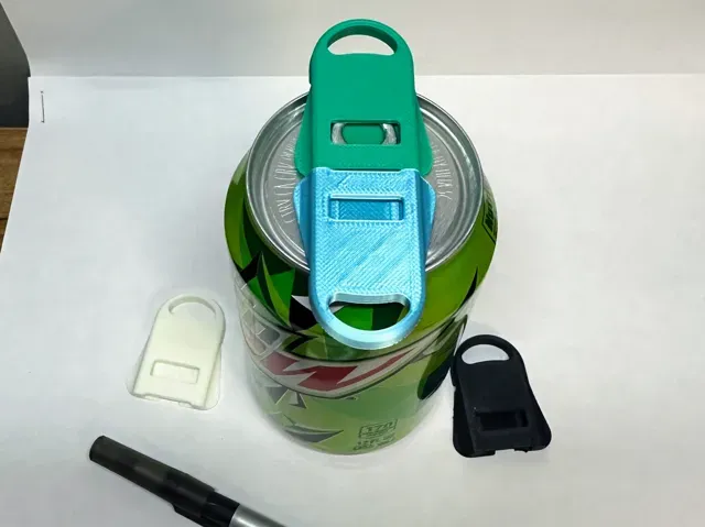 Beer Soda Can Opener & Lid Saver Cap & Keychain — Image 4 of 7