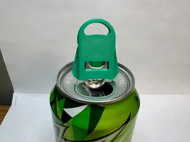 Beer Soda Can Opener & Lid Saver Cap & Keychain — Image 7 of 7