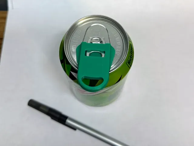 Beer Soda Can Opener & Lid Saver Cap & Keychain — Image 5 of 7