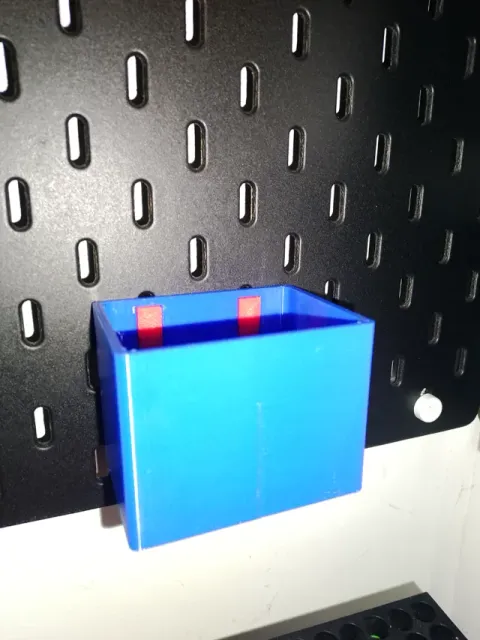 Ikea skadis box with removable hook — Image 2 of 3
