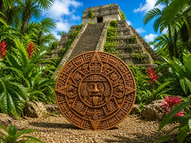 Aztec Sun Medallion – Lost Temple Series