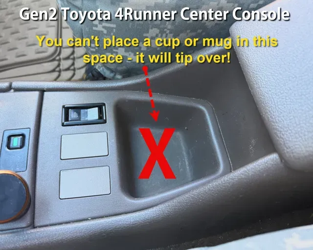 Toyota Gen2 4Runner Center Console Cup Holder — Фото 2 из 9