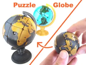 Earth Cube: a Rubik's style Puzzle Globe!