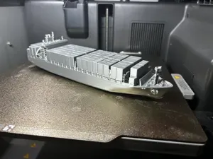 Replica of a container ship