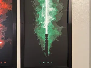 Luke Skywalker Light Saber 2-piece Hueforge