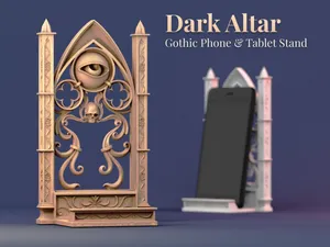 Dark Altar - Gothic Phone & Tablet Stand