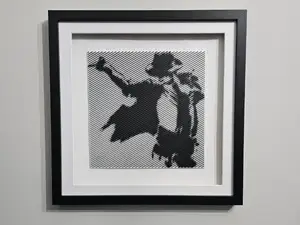 Michael Jackson Halftone Wall Art by Ikonic3D
