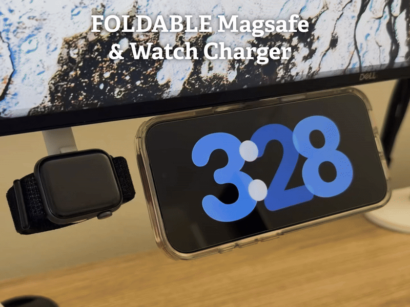 Adjustable Magsafe Monitor Mount [Print in place]