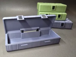 RC 1/10 accessories a storage box & air compressor