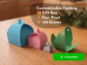 Customizable Foldable Gift Box v.1.0