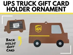 UPS Gift Card Truck for delivery people
