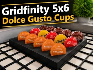 Gridfinity 5x6 - Dolce Gusto Pod Holder