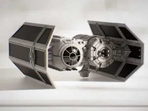 Star Wars Imperial TIE SA Bomber Model