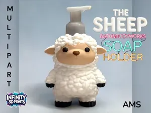 MULTIPART/AMS-SHEEP BATH AND BODYWORKS SOAP HOLDER