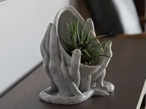Hands flower pot 4
