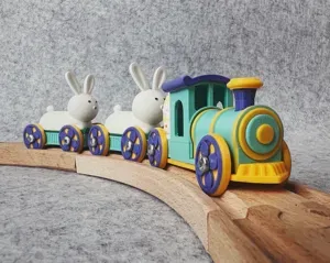 Bunny Express - Brio/Ikea compatible Toy Train