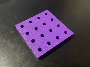 16mm Pitch Grid Base Plate 64×64 mm