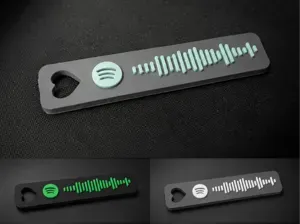 Lovely Customizable Spotify Keychain