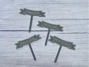 Cake Topper – Einschulung & Schulwechsel