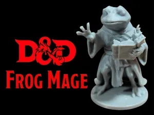 DnD Frog Mage Miniature