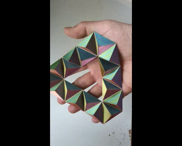 Infinite Flippy Flappy Pyramids Fidget Toy — Image 8 of 8