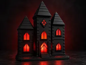 Gothic Tealight Castle