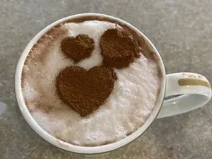 Heart Coffee Stencil