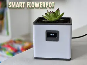 Smart flowerpot (Arduino nano + IIC I2C OLED)