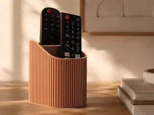 Linea | Modern Ribbed TV Remote Control Holder