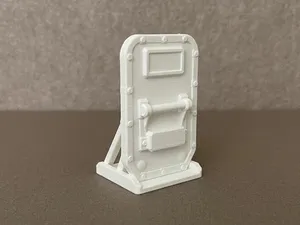 Portable Ballistic Shield on Stable Stand