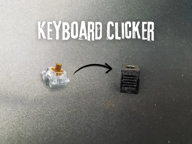 Keyboard Switch For Clickers — With Sound Options