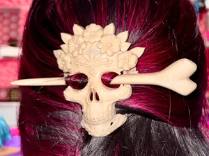 Sugar Skull Hair Pin