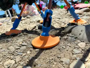 Backpacking Chair Adaptor to Prevent Sinking Chair